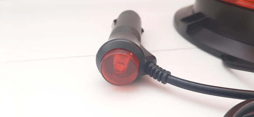 80 LED Лед Сигнална Лампа XL 17cm Аварийна Маяк Буркан 12V 24V С Болтово Захващане