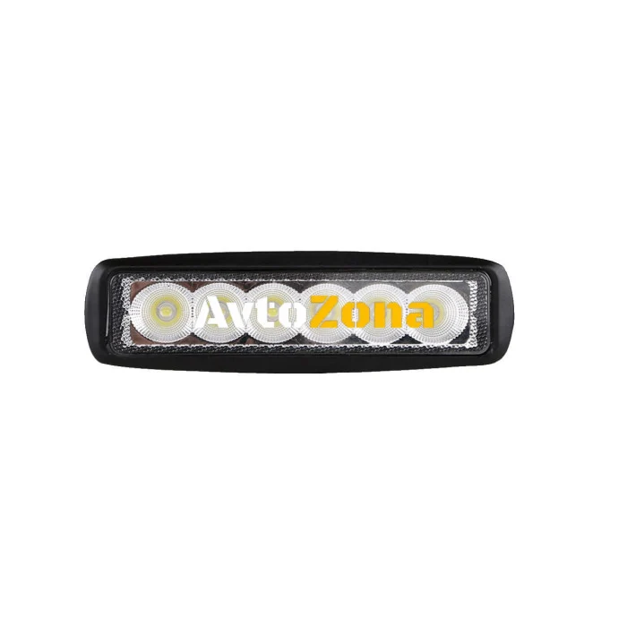 6 LED 18W Халоген Водоустойчива Светлина Работна Лампа 10-30V за Ролбар АТВ, Джип Разпръсната Светлина FLOOD