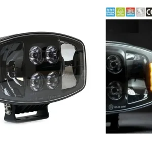 ЛЕД LED Високомощен диоден фар халоген лампа 247 см 12V - 24V бяло-жълто за камиони трактор земеделски машини и др
