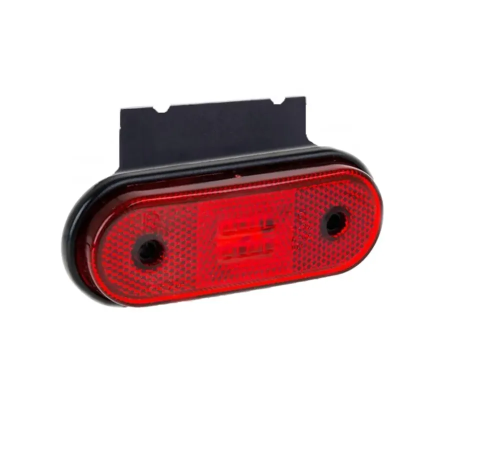 LED ЛЕД Светодиоден Водоустойчив Червен Габарит Маркер Токос 12 - 24V за камион бус ван пикап ремарке каравана платформа и...
