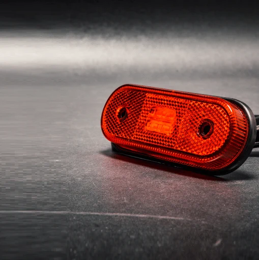 LED ЛЕД Светодиоден Водоустойчив Червен Габарит Маркер Токос 12 - 24V за камион бус ван пикап ремарке каравана платформа и...