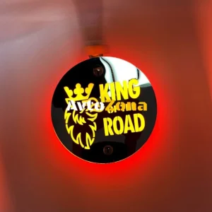Комплект от 2бр Светодиодни LED Лед Габарити Обеци 24V оранжево-червено King