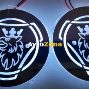 Комплект от 2бр Светодиодни LED Лед Габарити Обеци 24V бяло-червено SCA