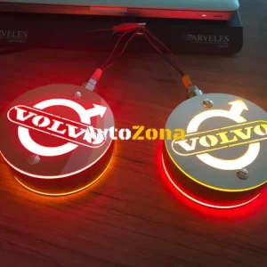 Комплект от 2бр Светодиодни LED Лед Габарити Обеци 24V оранжево-червено VOL