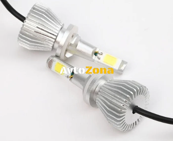 2бр. Комплект ЛЕД LED 24W 3000lm диодни Крушки H7 12V 24V