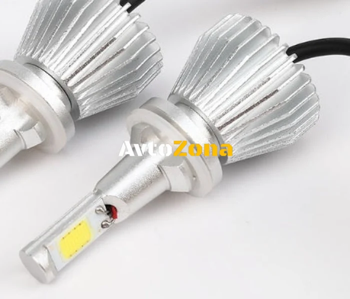 2бр. Комплект ЛЕД LED 24W 3000lm диодни Крушки H7 12V 24V