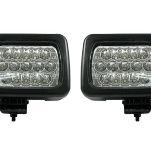 Комплект LED фарове - къси / дълги светлини, мигач, рефлектор - подходящ за трактор, комбайн, багер и др - 16 диода