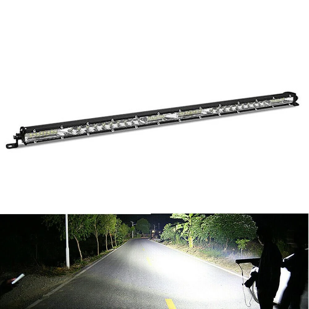 54 см LED Лед Диоден Бар , 9000 lm, 180W, Ултра Тънък, 12-24V, Комбинирана Combo - Flood и Spot Светлина