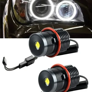 Комплект LED Angel Eyes крушки за BMW – CANBUS, бяла светлина, Plug & Play