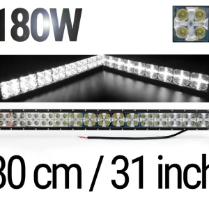80 См Led Bar Лед Диоден Бар Прожектор Дневна Светлина CROSS DRL 180 W 12V 24V