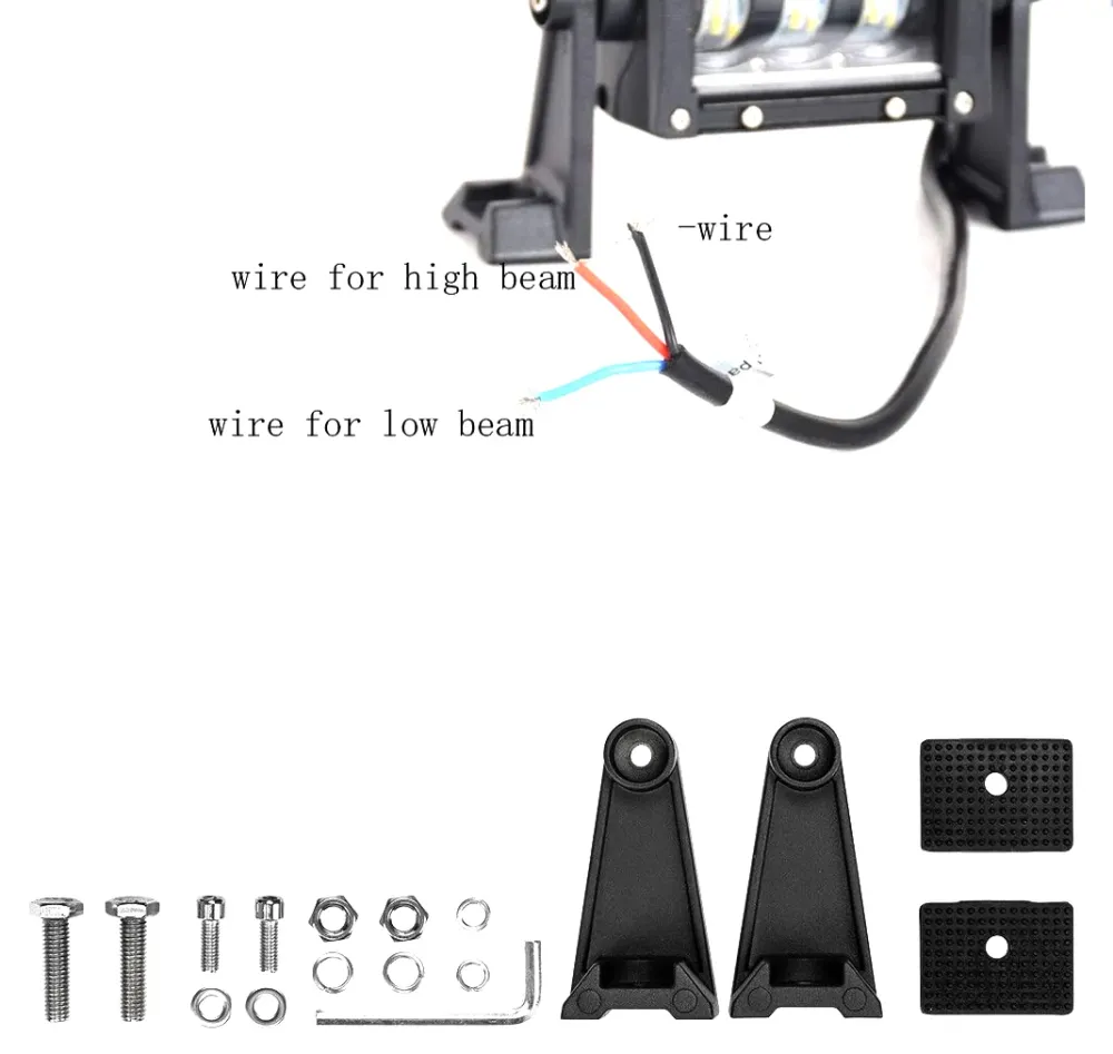 9D 27 СМ Led Bar Лед Бар Hi/Lo Къси Дълги Водоустойчив Удароустойчив 12V 24V 3840 LМ 48W С Лупи Off-Road Лед Бар За Джип ATV