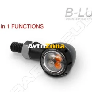 LED мото мигачи BARRACUDA S-LED 3 B-LUX BLACK