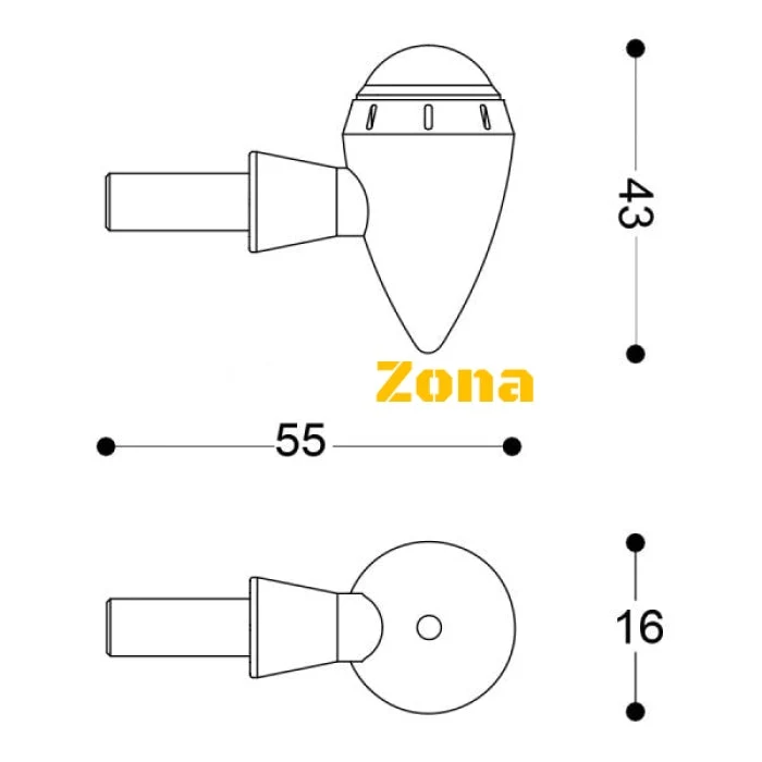 LED мото мигачи BARRACUDA S-LED B-LUX SILVER