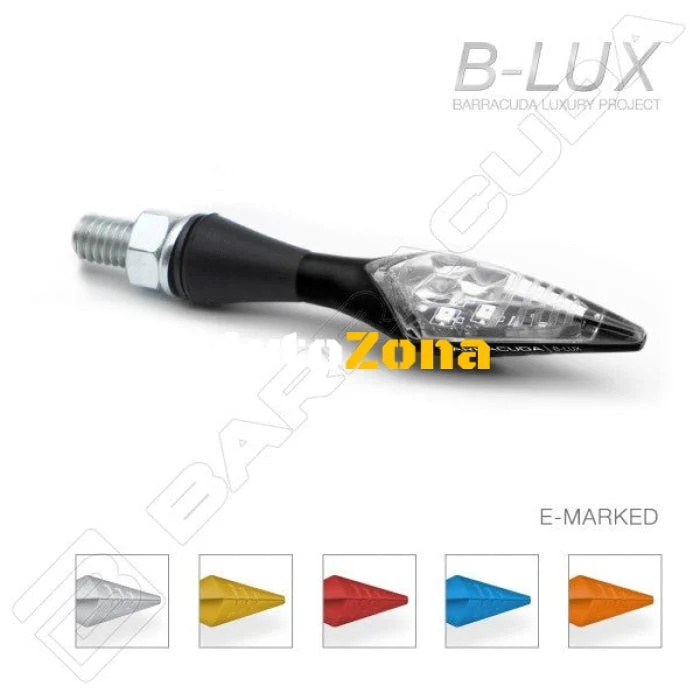LED мото мигачи BARRACUDA X-LED B-LUX SILVER