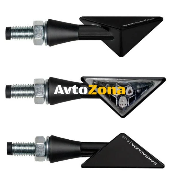 LED мото мигачи BARRACUDA Z-LED B-LUX BLACK