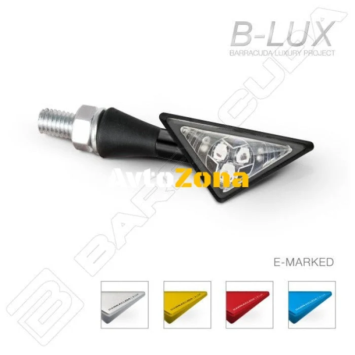 LED мото мигачи BARRACUDA Z-LED B-LUX SILVER