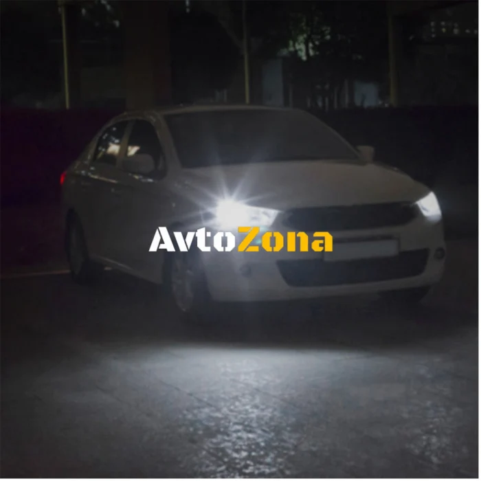 LED Лед Диодни Крушки За Габарит, Силикон, COB, Т10 W5W, 300lm, 12V, Бели