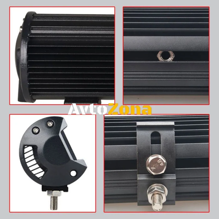 50 См Мощен LED бар с Комбинирана Combo светлина 126W 42 LED 12V 24V АТВ, Джип, 4х4, Offroad