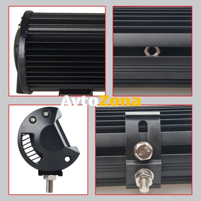 37 См Мощен LED бар с Комбинирана Combo светлина 90W 30 LED 12V 24V АТВ, Джип, 4х4, Offroad