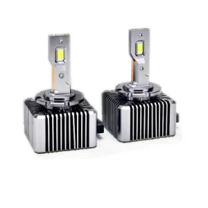 Комплект от 2 броя LED ЛЕД диодни крушки D1S за xenon 12-24V 10000lm Canbus без грешки