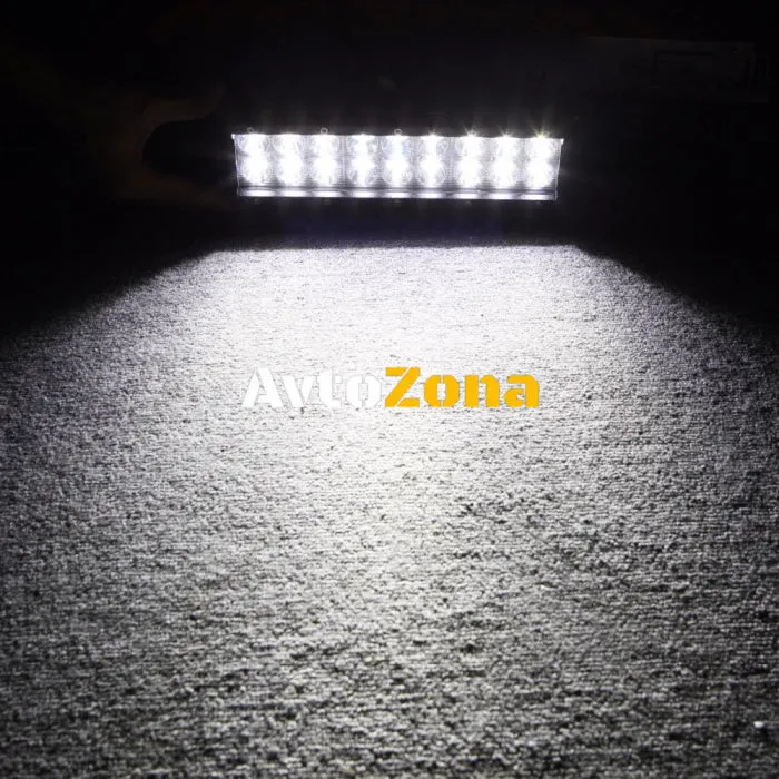 23 См Мощен LED бар Flexzon с Комбинирана Combo светлина 54W 18 LED 12V 24V АТВ, Джип, 4х4, Offroad