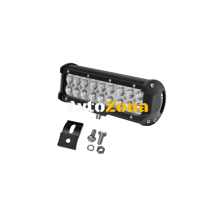 23 См Мощен LED бар Flexzon с Комбинирана Combo светлина 54W 18 LED 12V 24V АТВ, Джип, 4х4, Offroad