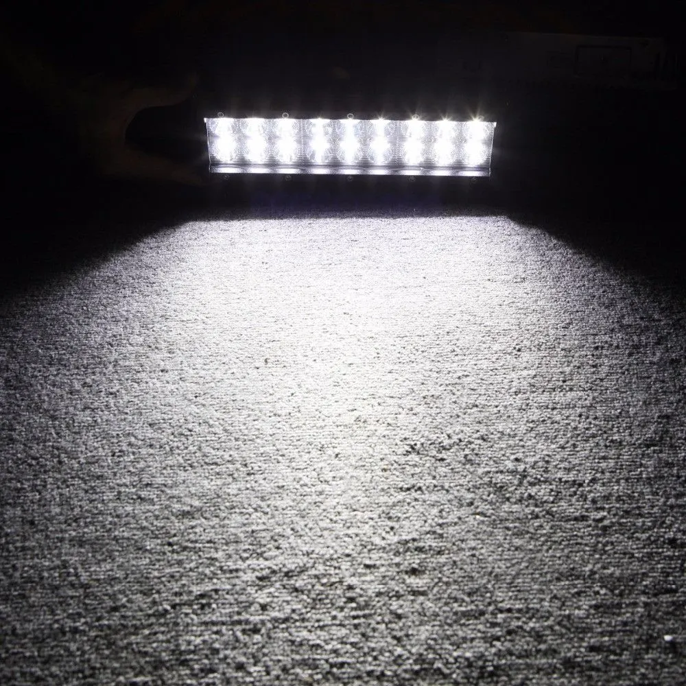 23 См Мощен LED бар Flexzon с Комбинирана Combo светлина 54W 18 LED 12V 24V АТВ, Джип, 4х4, Offroad