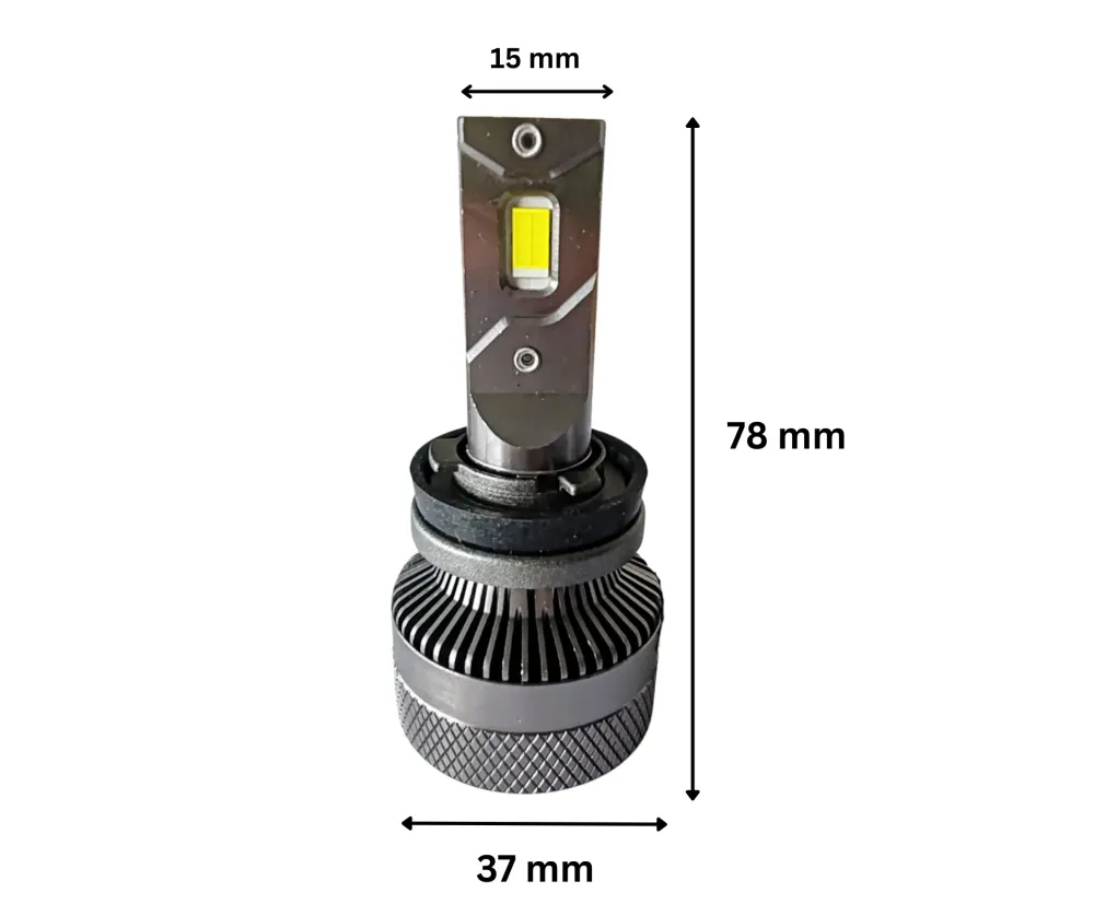 Комплект LED крушки H11/H8 – Smart CSP технология, CANBUS, 70W, 12–24V