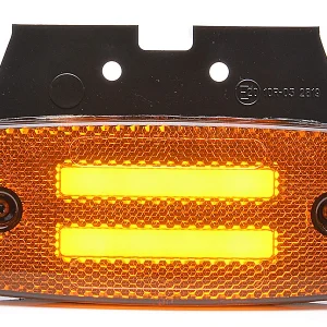 1 брой LED Светодиоден Габарит Със Стойка, Маркер, Вграден Рефлектор, Е-Mark, Ефект Неон, Водоустойчив, 12V-24V