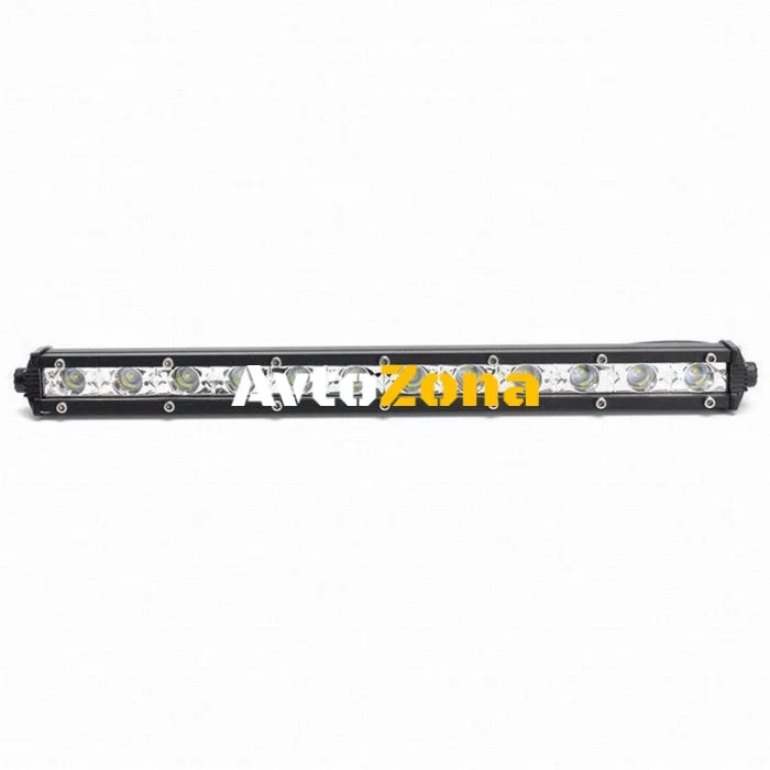 34 См Мощен LED бар с насочена Spot светлина 36W 12 LED 12V 24V АТВ, Джип, 4х4, Offroad, Камион