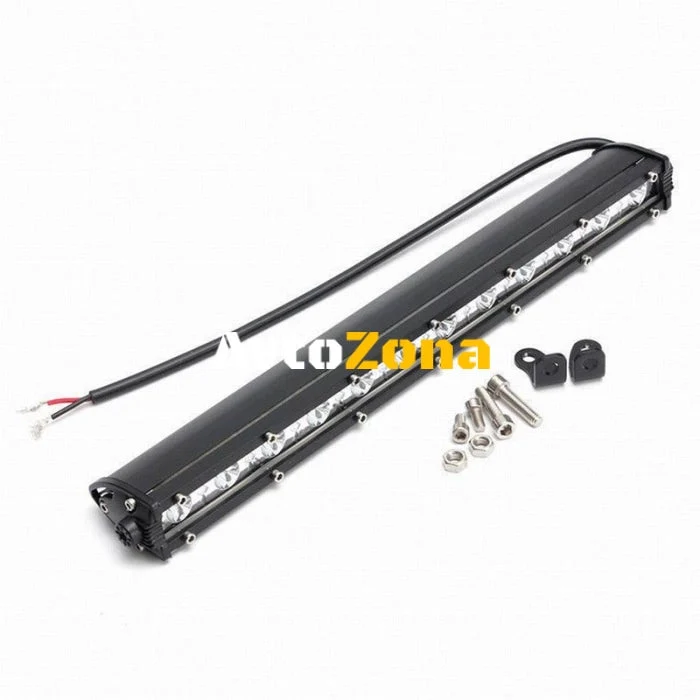 34 См Мощен LED бар с насочена Spot светлина 36W 12 LED 12V 24V АТВ, Джип, 4х4, Offroad, Камион