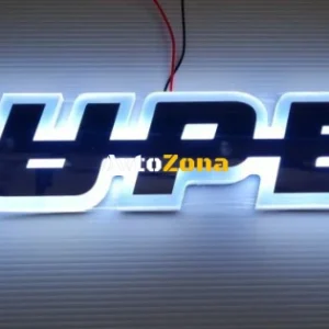 Светодиоден LED ЛЕД Надпис табела SUPER 24V бяла светлина 40 x 7cm