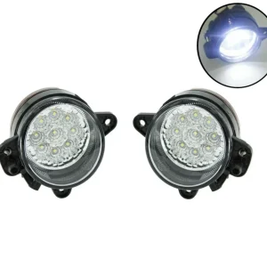 Комплект ЛЕД LED лампи за халогени за броня за Фолксваген Транспортер Т5 VW TRANSPORTER T5 2003-2010 Крафтер 06+ Шкофа Фаб...
