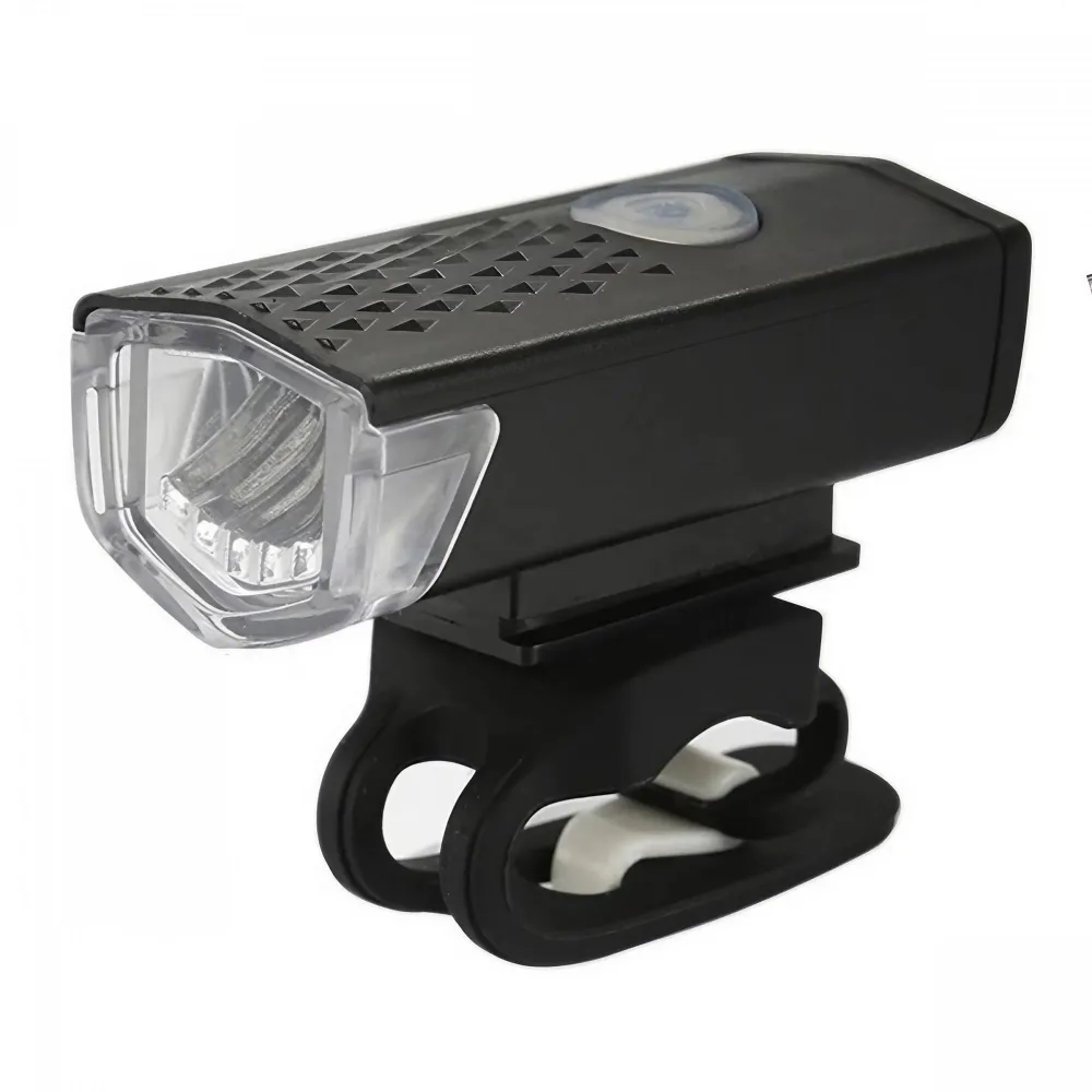 LED прожектор за велосипед/скутер, презареждащ се, USB кабел включен, 3 режима на осветление, IPX4