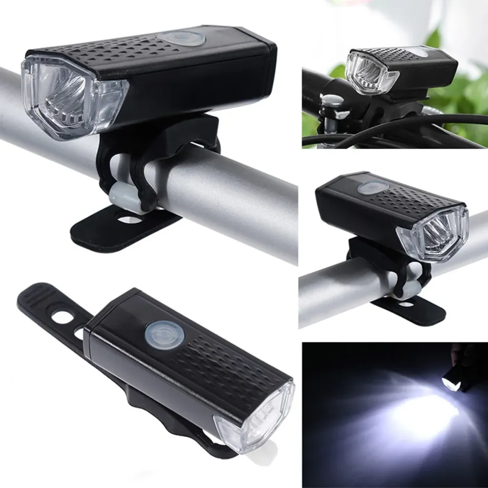 LED прожектор за велосипед/скутер, презареждащ се, USB кабел включен, 3 режима на осветление, IPX4