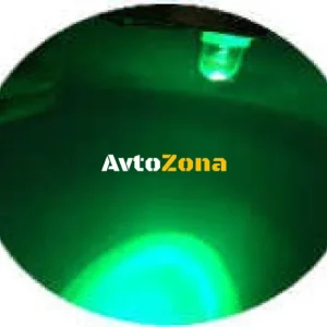 LED Лед Диодни Крушки За Табло, Габарит, Т10 W5W, 1X LED, 12V, Зелена