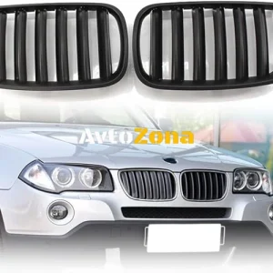 Предни решетки Matt Black M Style за BMW E83 X3 Pre-Facelift (03-06)