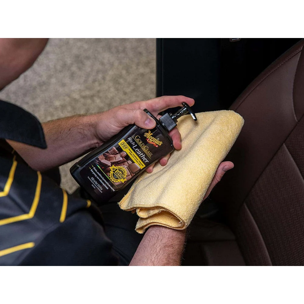 Препарат за почистване и балсам за кожа Meguiar's Gold Class Rich Leather, 414 ml