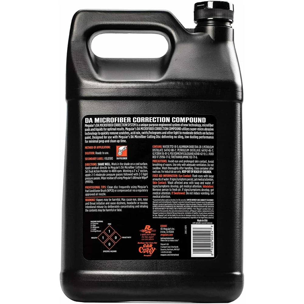 Коригираща смес Meguiar's DA Microfiber D300, 3.78L