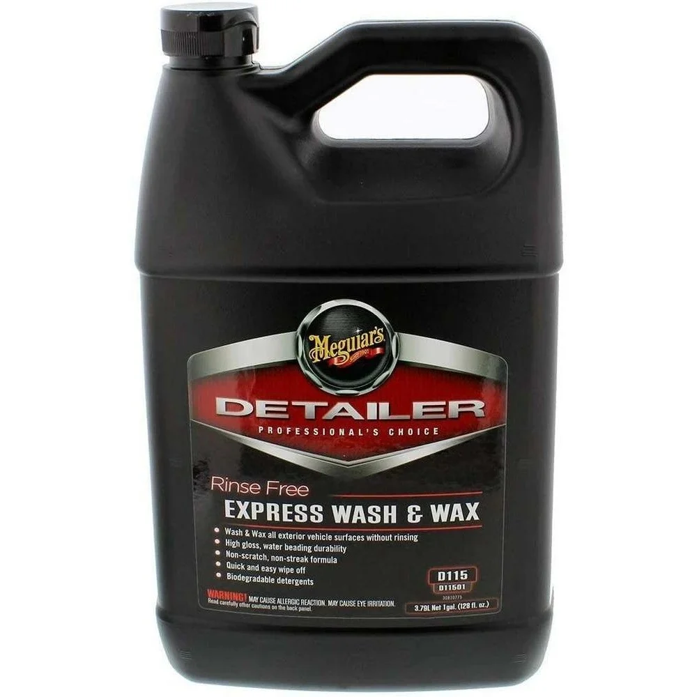 Шампоан за кола Meguiar's Rinse Free Express Wash and Wax D115, 3.78L