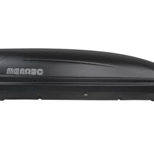 АВТОБОКС MENABO MARATHON 166X80X40CM С ЕДНОСТРАННО ОТВАРЯНЕ С КЛЮЧ, 400 ЛИТРА - ЧЕРЕН
