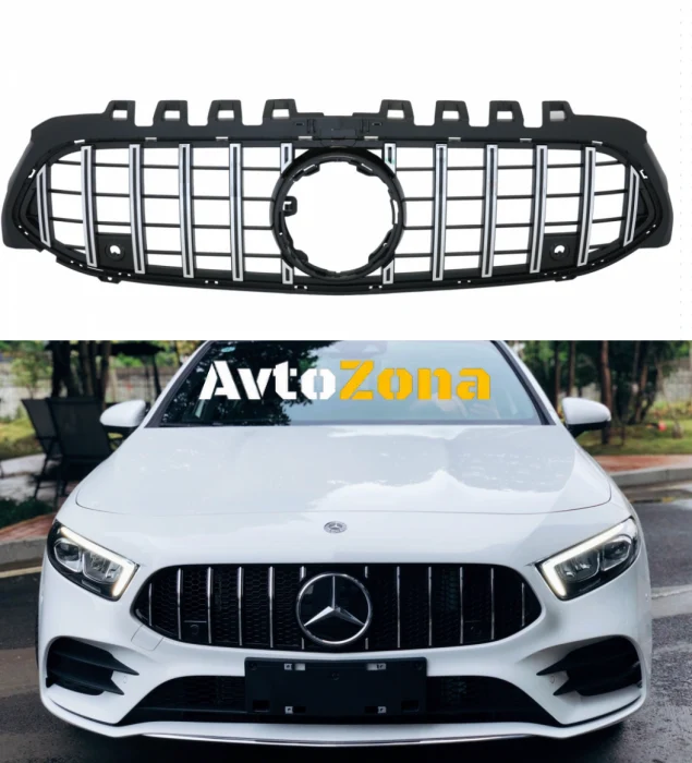 Предна решетка за Mercedes -Class W177/V177 (2018+) - Chrome Black