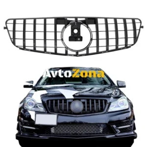 Предна решетка за Mercedes C-Class W204 S204 (2007-2014) GT-R Panamericana Design Black