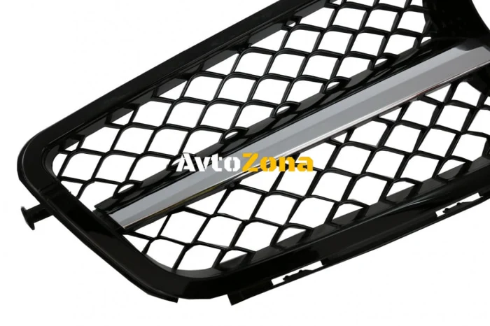 Предна решетка за Mercedes C-Class W204 S204 (2007-2014) Sport Piano Black C63 Design