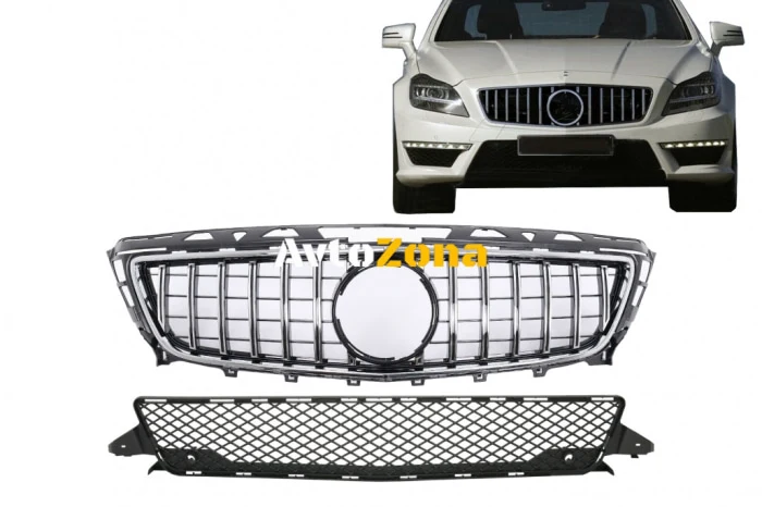 Предна решетка за Mercedes CLS W218 C118 (2011-2014) X218 Shooting Brake (2012-2014)