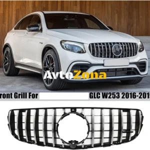 Предна решетка за Mercedes GLC X253 C253 (2015-2018) - Chrome and Black