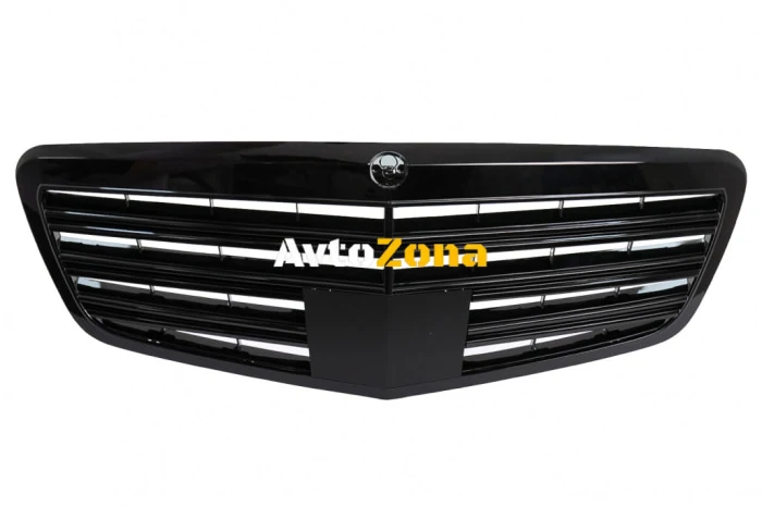 Решетка за Mercedes S-Class W221 Facelift (2010-2013) S63 S65 Дизайн Piano Black