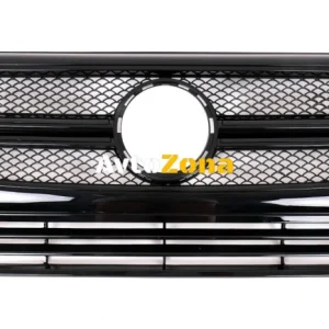 Предна решетка за Mercedes W463 G-Class (1990-2012) Нов дизайн G65 G63 Piano Full Black Edition