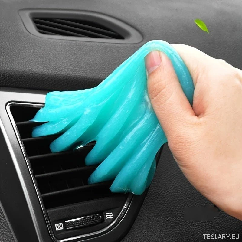 Miracle Adhesive Gel Cleaner - Effortlessly Erase Dust from Car Interiors, Vents & Hard to Reach Areas, Reusable & Eco-Fri...