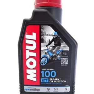 Масло MOTUL 100 2T MOTO MIX минерално за двутактови двигатели на скутери 1 литър